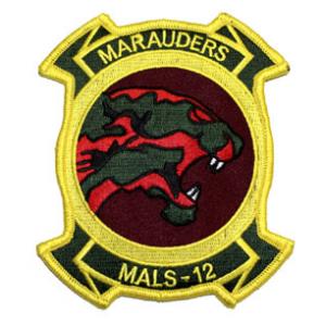 Marine Aviation Logistics Squadron MALS-12 Patch (MARAUDERS)