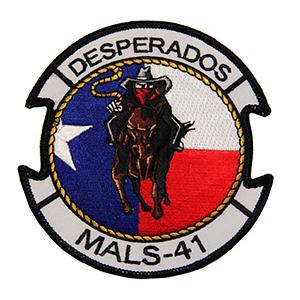 Marine Aviation Logistics Squadron MALS-41 Patch (DESPERADOS)