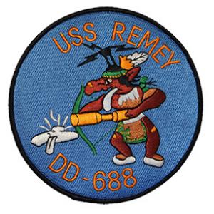 USS Remey DD-688 Ship Patch