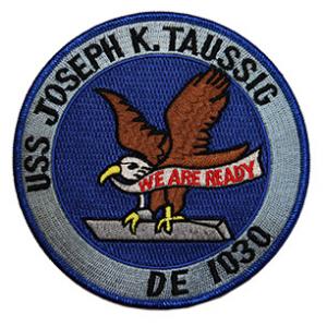 USS Joseph K. Taussig DE-1030 Ship Patch