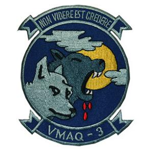 Marine Tactical Electronic Warfare Squadron VMAQ-3 Patch