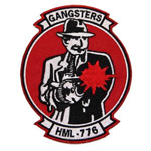 Marine Light Helicopter Squadron HML-776 Patch (GANGSTERS)