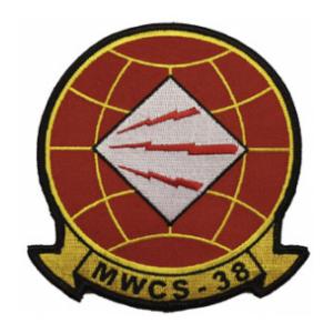 Marine Wing Communications Squadron MWCS	-38 Patch