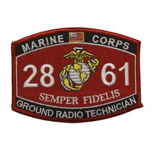 USMC MOS 2861 Ground Radio Technician Patch