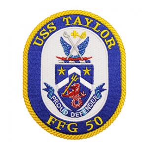USS Taylor FFG-50 Ship Patch