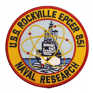 USS Rockville EPCER-851 Naval Research Ship Patch