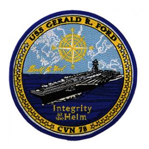 USS Gerald R. Ford CVN-78 Ship Patch