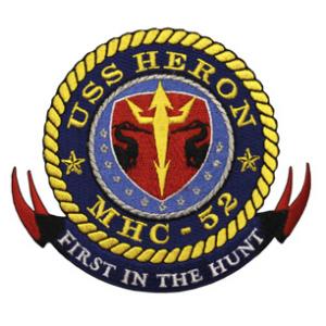 USS Heron MHC-52 Ship Patch