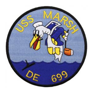 USS Marsh DE-699 Ship Patch