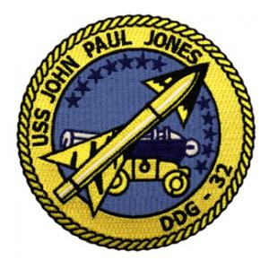 USS John Paul Jones DDG-32 Ship Patch