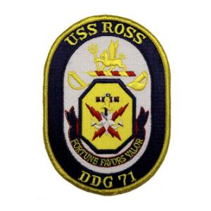USS Ross DDG-71 Ship Patch