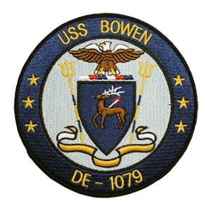USS Bowen DE-1079 Ship Patch