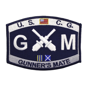 USCG MOS GM Gunner's Mate Patch