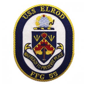 USS Elrod FFG-55 Ship Patch