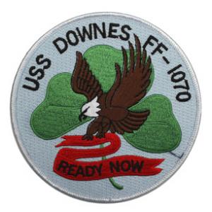 USS Downes FF-1070 Ship Patch