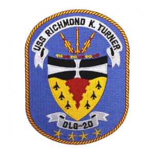 USS Richmond K. Turner DLG-20 Ship Patch
