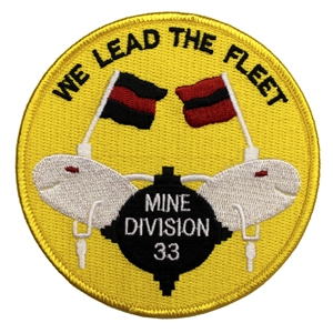Navy Mine Division 33 Ship Patch