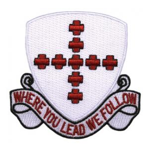 9tht Medical Battalion Patch (Where You Lead We Follow)