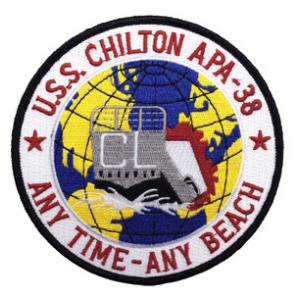 USS Chilton APA-38 Ship Patch