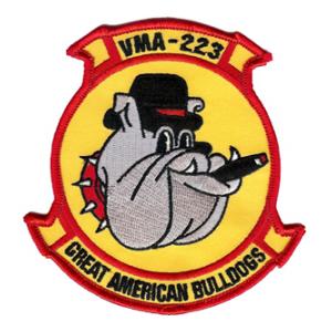 Marine Attack Squadron VMA-223 (Great American Bulldogs) Patch