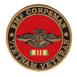 FMF Corpsman Viet Nam Veteran Patch