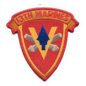 13th Marine Regiment Patch