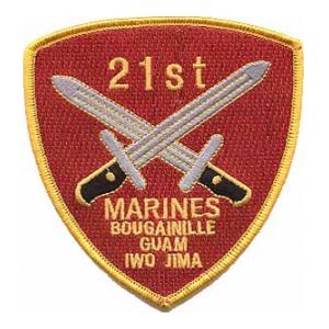 21st Marine Regiment Patch