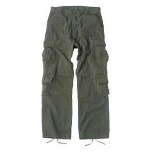 Vintage Style 8 Pocket BDU Pants Washed (Olive Drab)