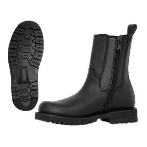 Ridge All Leather Side Zipper  Boot