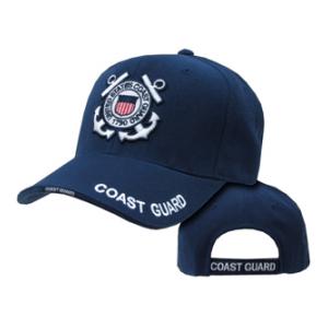 US Coast Guard Cap with Embroidered Logo (Navy Blue)