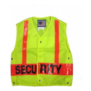 Snap N Wear Safety Vest with Elastic & Velcro Adjustable Snap Closures at Front and Sides