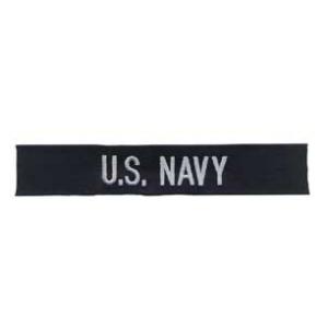 U.S. Navy Name Tape (Dark Blue)
