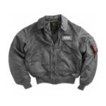 Alpha CWU-45/P Flight Jacket (Gun Metal)