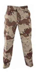 6 Pocket BDU Pants (Cotton / Poly Ripstop)(6 Color Desert Camo)