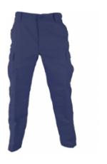 6 Pocket BDU Pants (Poly/Cotton Ripstop)(Navy Blue)