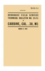 .30 Cal. M1 Carbine Manual