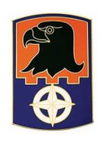 244th Aviation Brigade Combat Service I.D. Badge