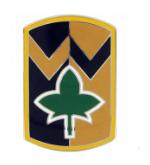 4th Sustainment Brigade Combat Service I.D. Badge