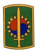 8th Military Police Brigade Combat Service I.D. Badge