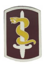 30th Medical Command Combat Service I.D. Badge