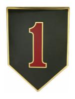 1st Infantry Division Combat Service I.D. Badge