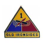 1st Armored Division Combat Service I.D. Badge