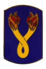 196th Infantry Brigade Combat Service I.D. Badge