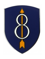 8th Infantry Division Combat Service I.D. Badge