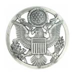 Air Force Enlisted Cap Badge (Silver-oxidized)