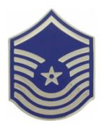 Air Force Senior Master Sergeant (Metal Chevron) (Pre 1991)