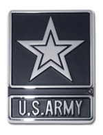Army Star Automobile Emblem