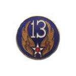 13th Army Air Force Pin