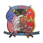 U.S. Marines These Colors Never Run (Back Patch)