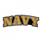 Navy Text Back Patch